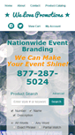 Mobile Screenshot of nationwide-event-branding.com